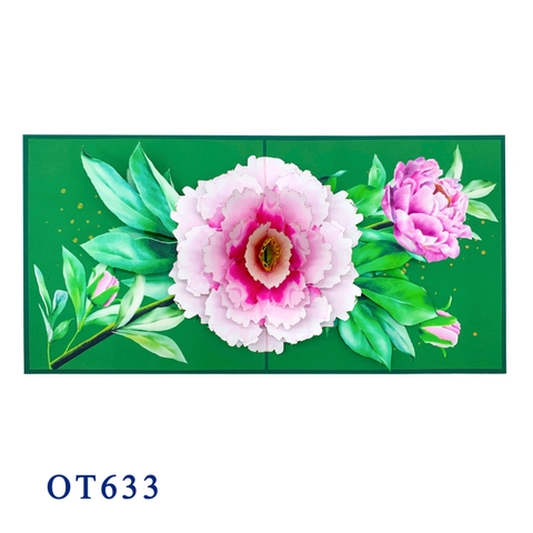 Peony Pop Up Card