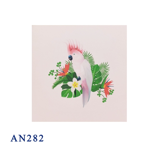 Pink Cockatoo 3D Pop Up Card