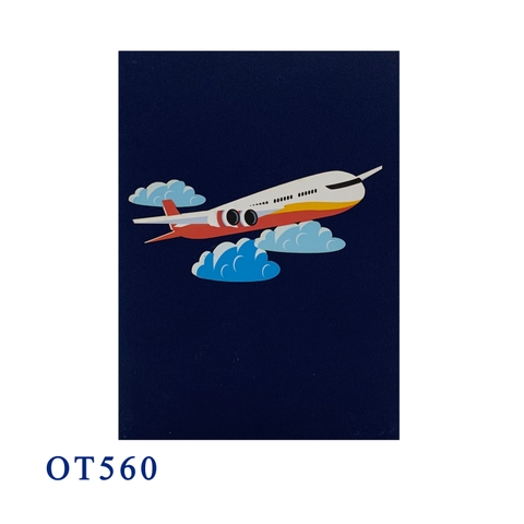 Plane Pop Up Card