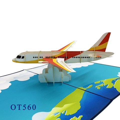 Plane Pop Up Card