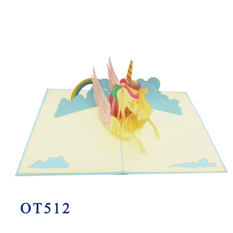 Unicorn Pop Up Card