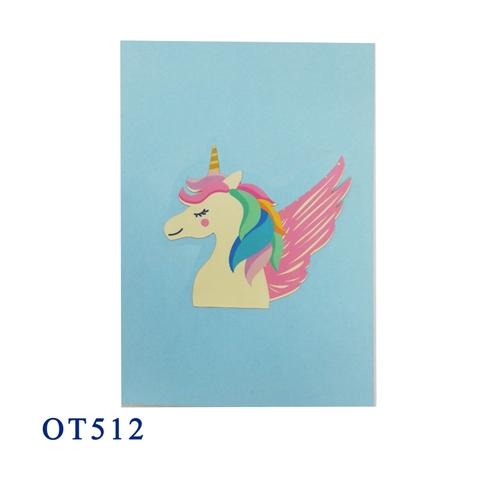 Unicorn Pop Up Card
