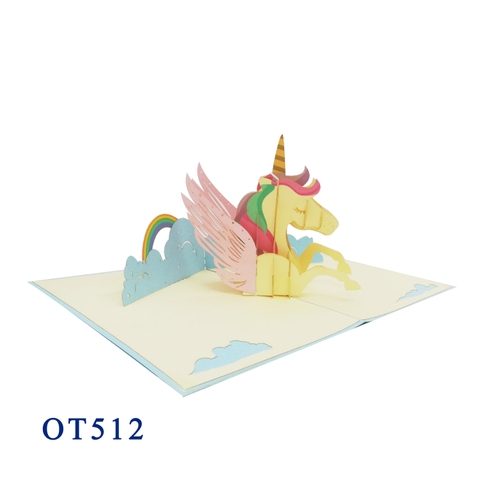 Unicorn Pop Up Card