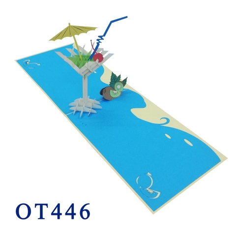 Cocktail Pop Up Card