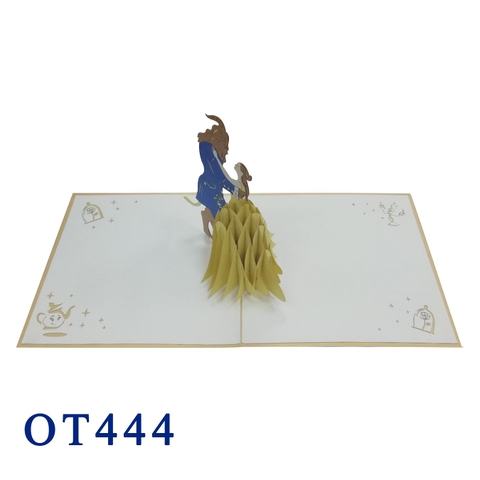 Beauty And The Beast Pop Up Card