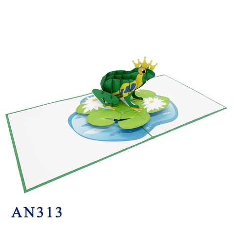Frog Prince Pop Up Card