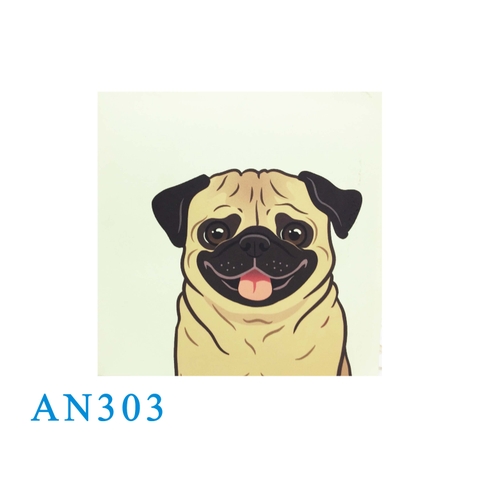 Pug Pop Up Card
