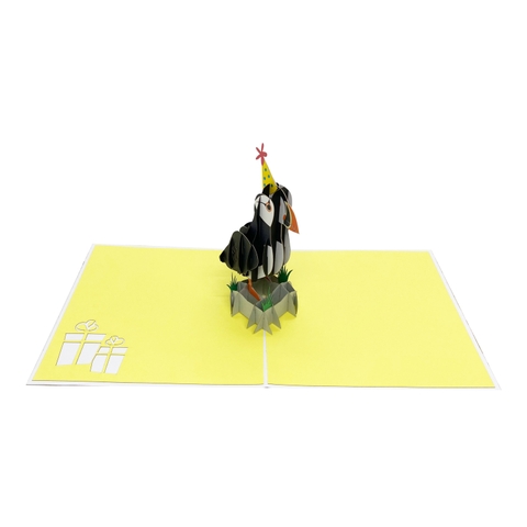Puffin Pop Up Card