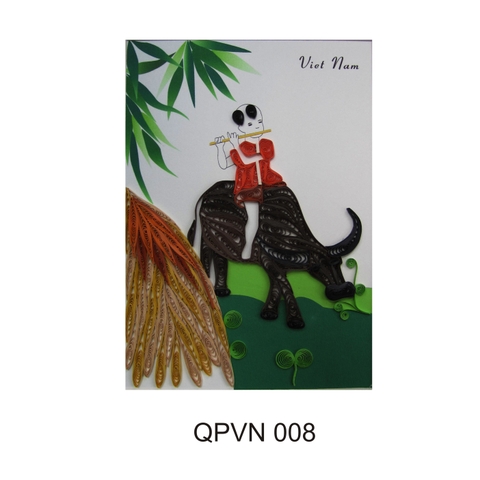 QPVN008 - BUFFALO AND BOY