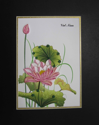 Lotus Quilling Card 2