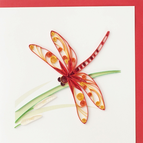 Dragonfly Quilling Greeting Card