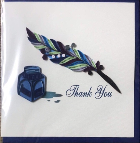 Thank You Quilling Greeting Card
