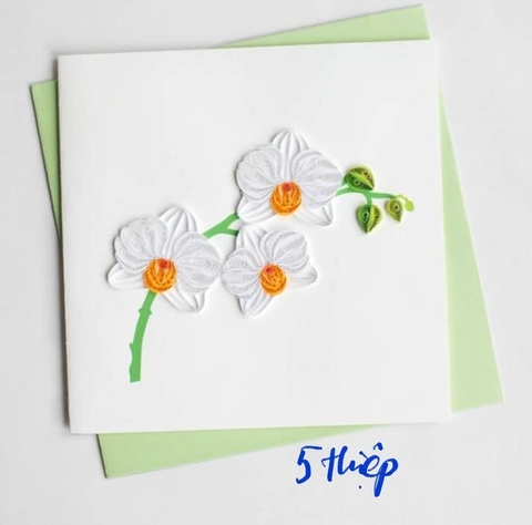 Flower Quilling Greeting Card