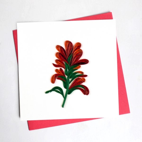 Happy Birthday Flower Quilling Card