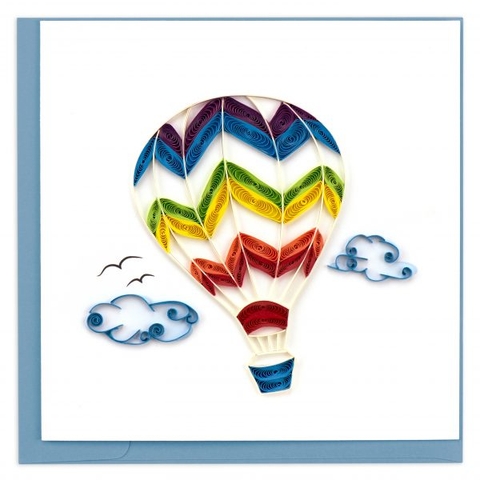 Hot-air Balloon Quilling Greeting Card