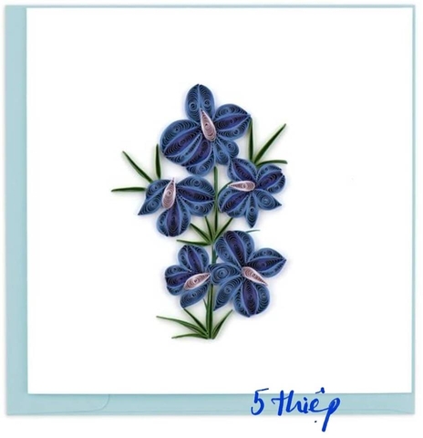 Flower Quilling Greeting Card