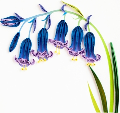 Flower Quilling Greeting Card