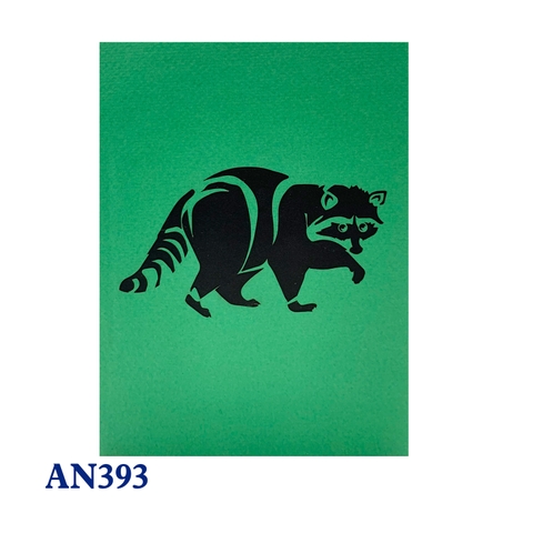 Raccoon Pop Up Card