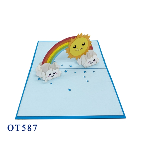Rainbow Pop Up Card