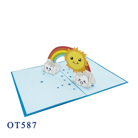 Rainbow Pop Up Card