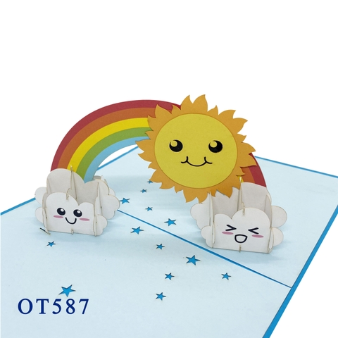 Rainbow Pop Up Card