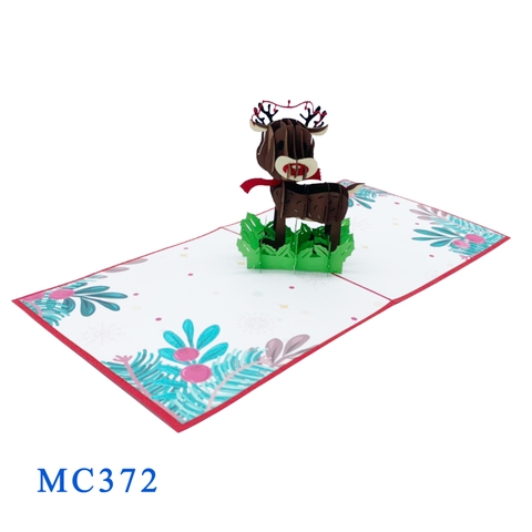 Reindeer Pop Up Card