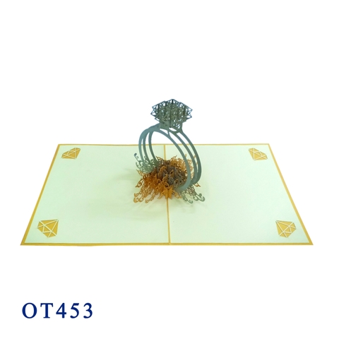 Diamond Ring 3d Pop Up Card