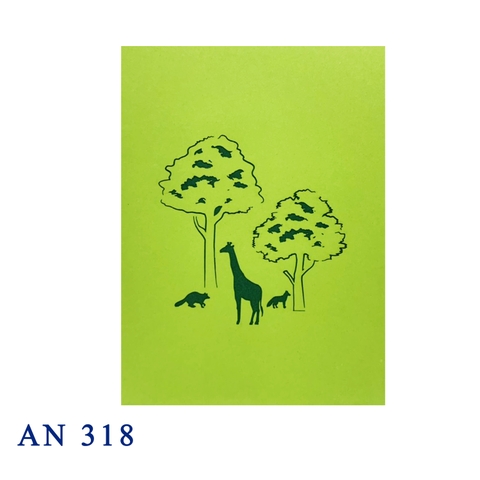 Safari Pop Up Card