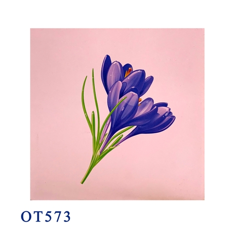 Saffron Flower Pop Up Card