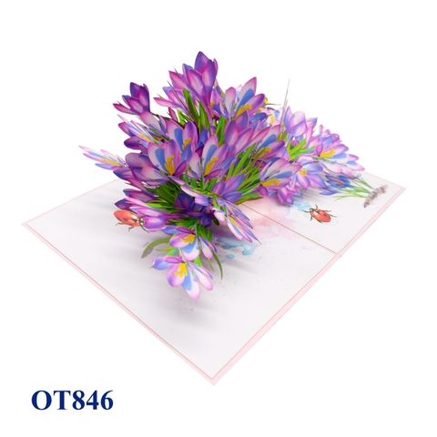 Saffron Garden Pop Up Card