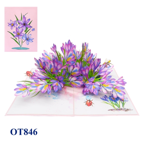 Saffron Garden Pop Up Card