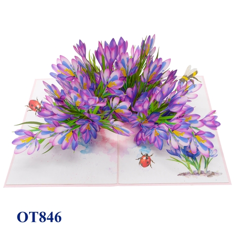 Saffron Garden Pop Up Card