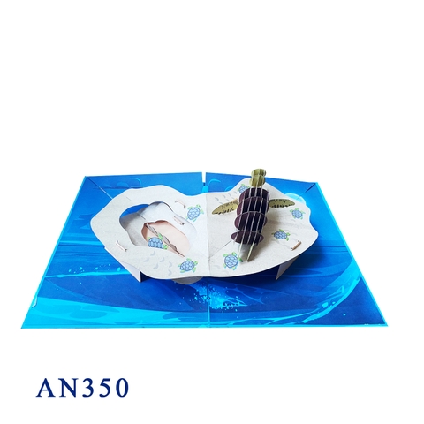 Sea Turtle Pop Up Card