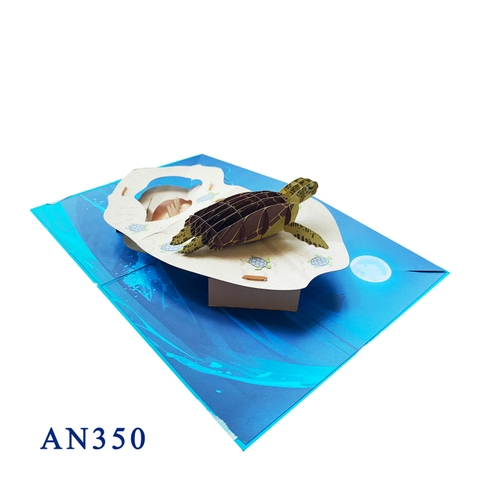 Sea Turtle Pop Up Card