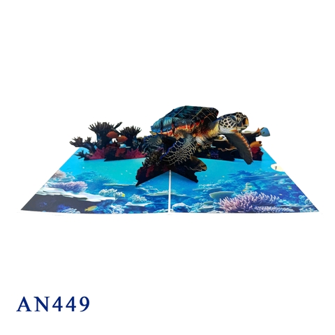 Sea Turtle Pop Up Card