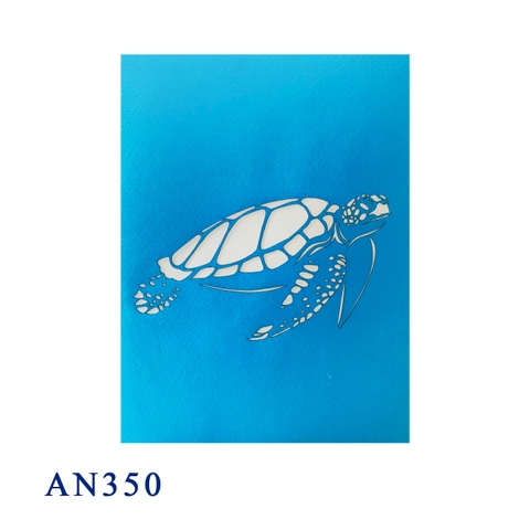 Sea Turtle Pop Up Card