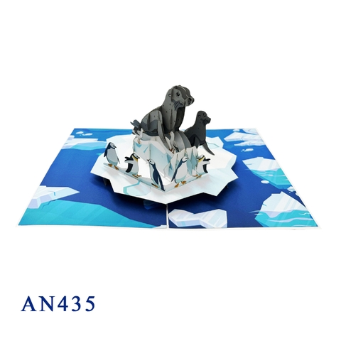 Seal Pop Up Card