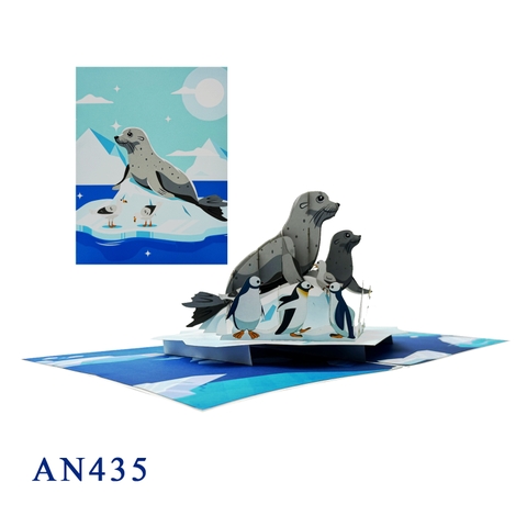 Seal Pop Up Card