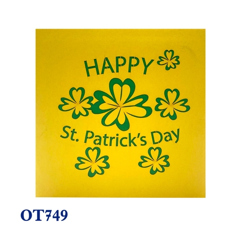 Shamrock St. Patrick’s Day Pop Up Card