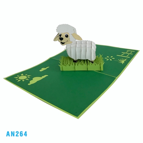 Sheep Pop Up Card