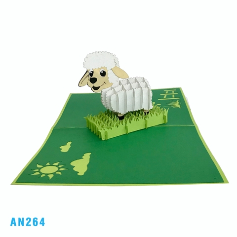 Sheep Pop Up Card