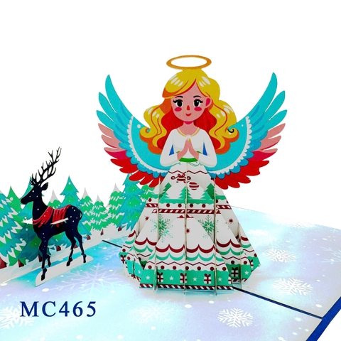 Snow Angel Pop Up Card
