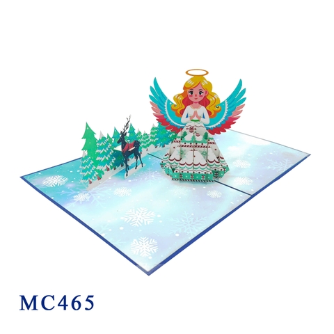 Snow Angel Pop Up Card
