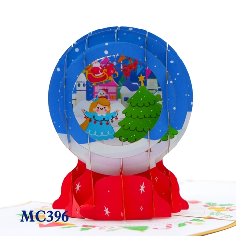 Snow Globe Pop Up Card