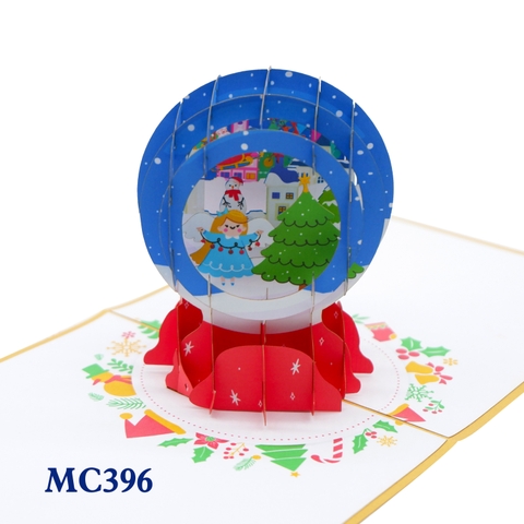 Snow Globe Pop Up Card