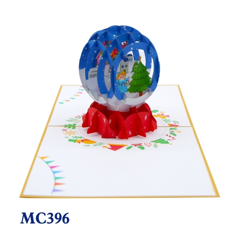 Snow Globe Pop Up Card