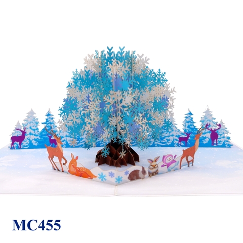 Snowflake Tree Pop Up Card