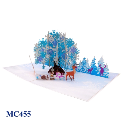 Snowflake Tree Pop Up Card