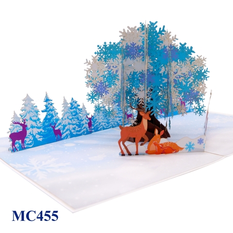 Snowflake Tree Pop Up Card