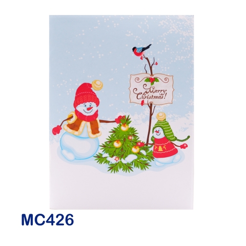 Snowman Pop Up Card